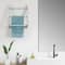 3-Tier Rustic Wood Farmhouse Wall Hanging Ladder Towel Rack